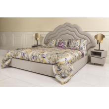 Latest modern luxury design king/queen size bed for bedroom furniture